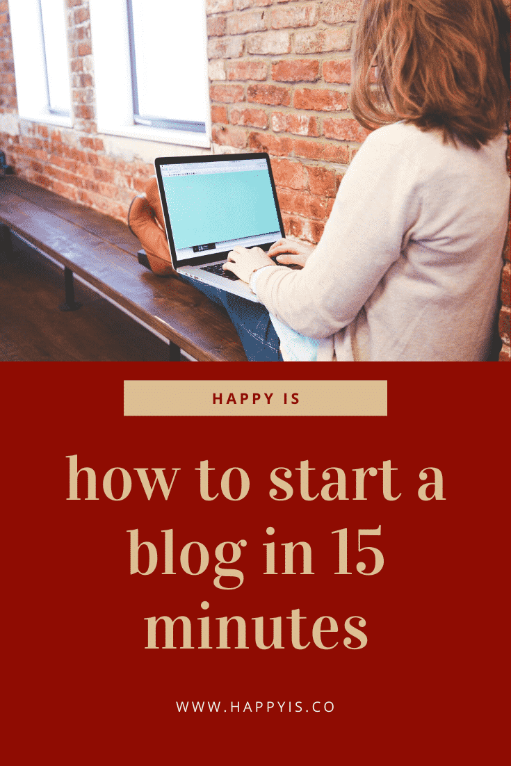 How To Start A WordPress Blog With Bluehost HappyIs.co